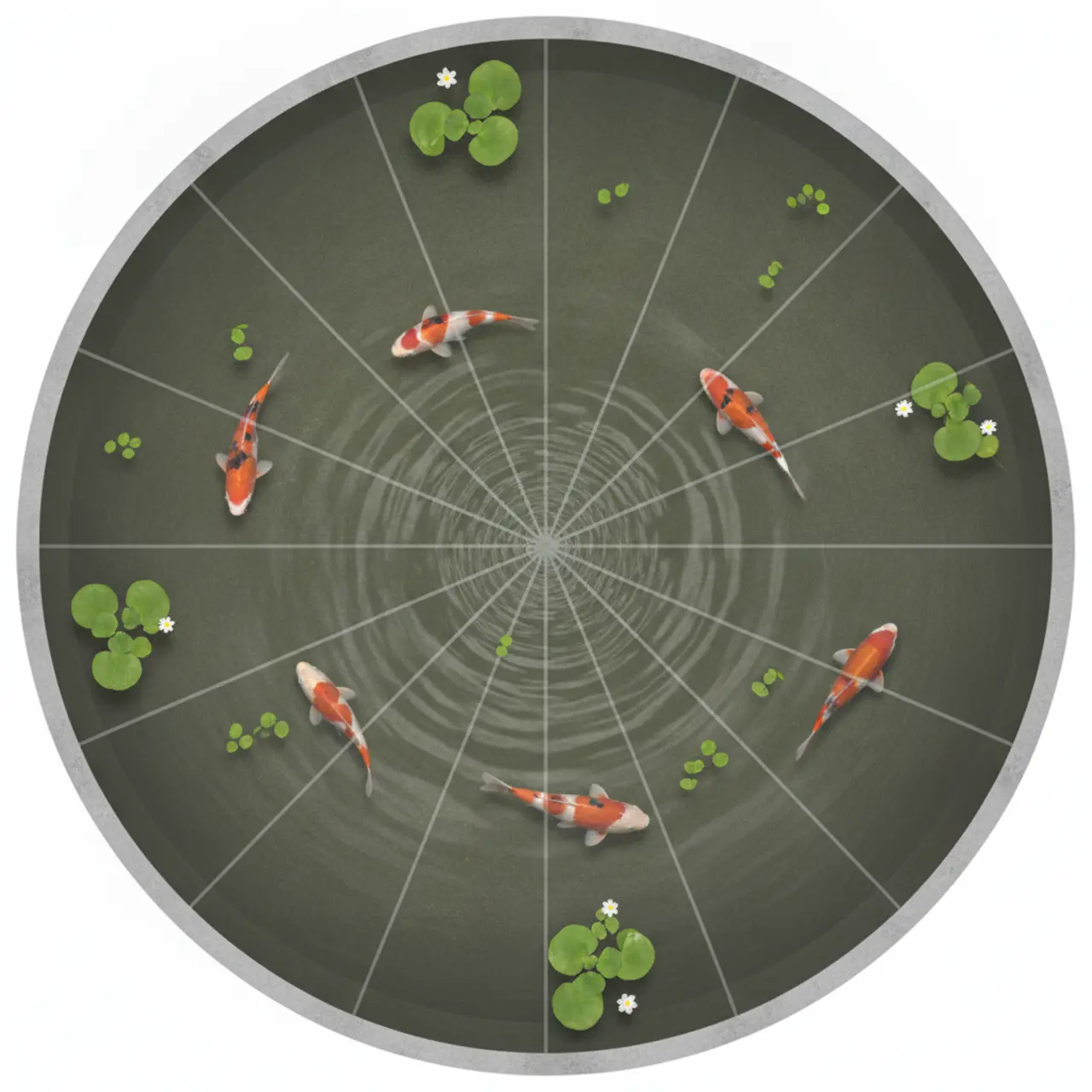 Koi Pond Roulette Board